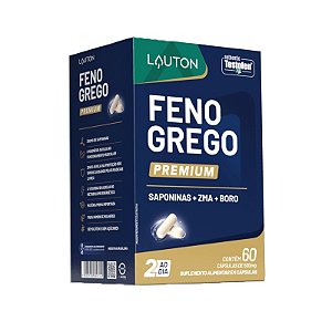 Feno Grego Premium 500mg 60 cápsulas - Lauton