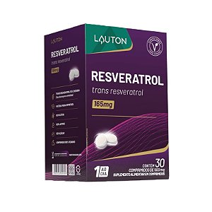 Trans Resveratrol 165mg 30 comprimidos - Lauton