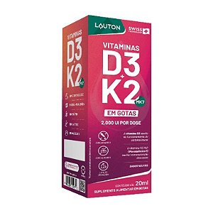 Vitamina D3 + K2 20ml - Lauton