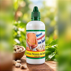 Noz da Índia em Gotas 100ml - Vida Ervas