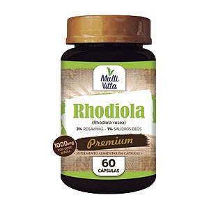 Rhodiola 1000mg 60 cápsulas - Multivitta