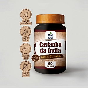Castanha da Índia 700mg 60 cápsulas - Multivitta