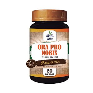 Ora-Pro-Nóbis 700mg 60 cápsulas - Multivitta