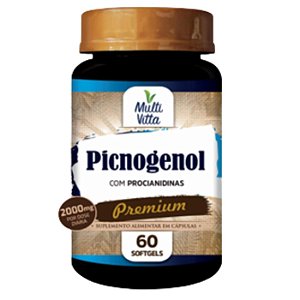 Picnogenol 2000mg 60 cápsulas - Multivitta