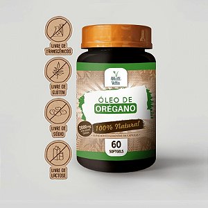 Óleo de Orégano Premium 60 softgels - Multivitta