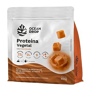 Proteína Vegetal Doce de Leite 450g - Ocean Drop