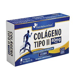 Colágeno Tipo 2 40mg 60 cápsulas - Flora Nativa
