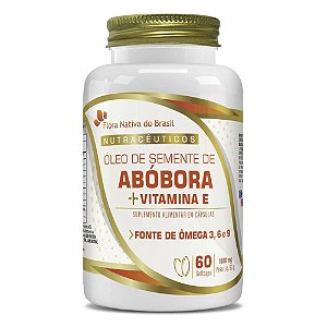 Óleo de Semente de Abóbora 1000mg 60 cápsulas - Flora Nativa