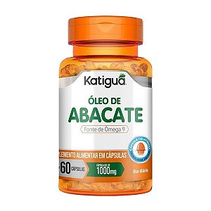 Óleo de Abacate sem Glúten 1000mg 60 cápsulas - Katiguá