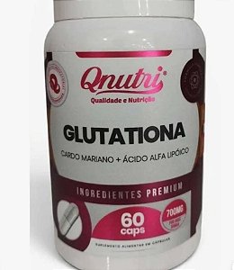 Glutationa + Cardo Mariano + Ácido Lipoico 60 cápsulas - Qnutri