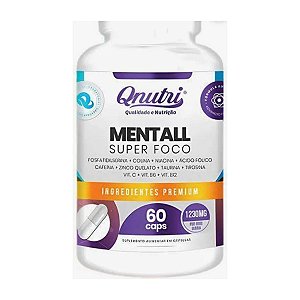 Mentall Super Foco 1200mg 60 cápsulas - Qnutri