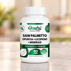 Saw Palmetto + Licopeno + Minerais - Qnutri