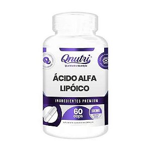 Ácido Alfa Lipoico 600mg 60 cápsulas - Qnutri