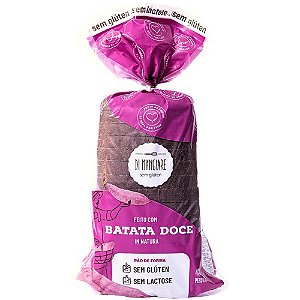 Pão de Batata-Doce sem Glúten e sem Lactose 420g - Di Mangiare