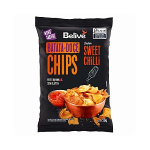 Chips de Batata Doce Sweet Chilli 50g - Belive
