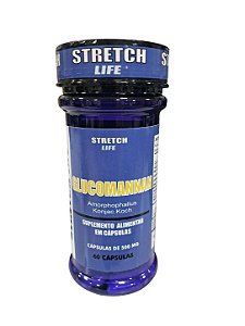 Glucomanana 60 cápsulas - Stretch Life