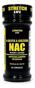 NAC Acetilcisteína 500mg 60 cápsulas - Stretch Life