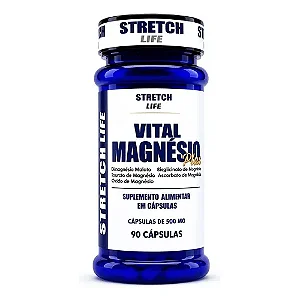 Vital Magnésio Plus 500mg 90 cápsulas - Stretch Life