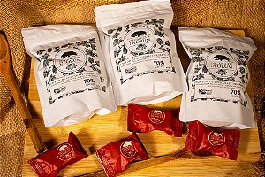 Bombom 70% Cacau Orgânico Sachê - Deorum