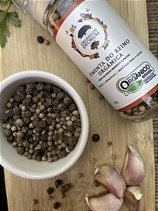 Pimenta-do-Reino Mista em Grãos Orgânica com Moedor 50g - Deorum