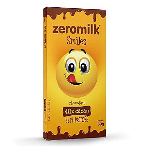 Chocolate Smile 40% Cacau 70g - Zeromilk
