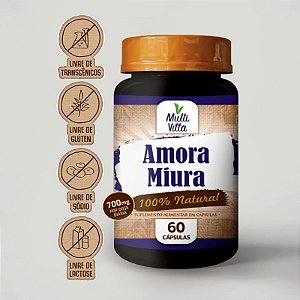 Amora Miura 700mg 60 cápsulas - Multivitta