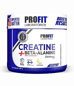 Creatine Beta Alanine Natural 225g - Profit