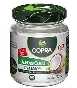 Óleo de Coco sem Sabor 200ml - Copra
