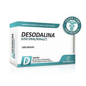 Desodalina 600mg c/ 60caps - Sanibras