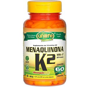 Vitamina k2 - 500mg - 60caps - Unilife
