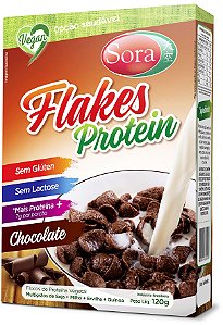 Flakes Protein Sabor Chocolate Veg - Sora