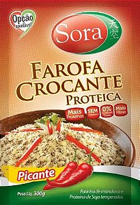 Farofa Crocante Picante 300g - Sora