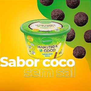 Manteiga de Coco Sabor Coco 200g - Qualicoco