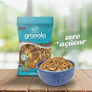 Granola Zero Açúcar / Diet 500g - WS Cereais