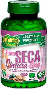 Fibra Seca Cinture 600mg 120 cápsulas - Unilife