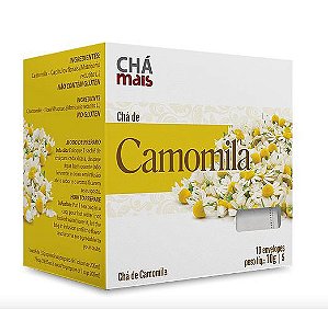 Chá de Camomila - Caixa com 10 sachês x 10g (Chá Mais)