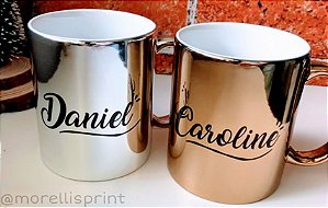 Caneca Personalizada Metalizada