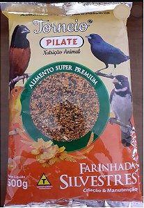 RAÇÃO FARINHADA P/ PASSAROS SILVESTRES 500G PILATE