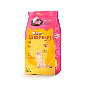 Ração Quatree Gourmet para Gatos Filhotes Sabor Carne e Leite 10,1kg