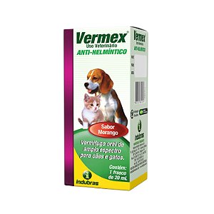 Vermífugo para Cães e Gatos Vermex 20ml
