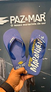 Chinelo Orgulhosamente Maranhense Azul Royal