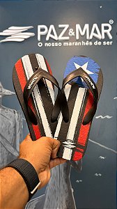 Chinelo Bandeira Maranhense Preto