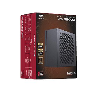 Fonte Gamer ATX 500W PS-G500B 80Plus Bronze C3Tech