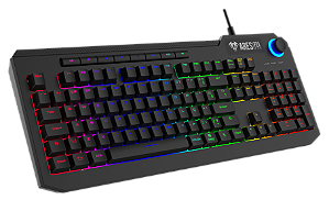TECLADO GAMER GAMDIAS ARES P2 ABNT2 PRETO