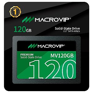 HD SSD 120GB Macrovip MV120GB Preto