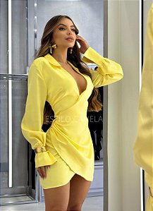 Vestido Lótus - Amarelo