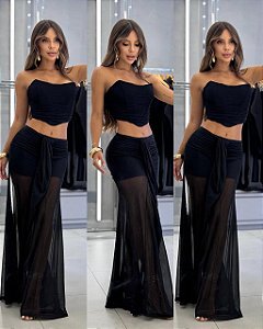 Conjunto Veneza Salgu - Preto