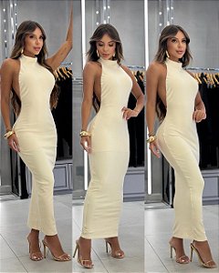 Vestido Lisboa - Creme