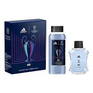 ADIDAS | KIT COFFRET UEFA 11 GOAL | Eau de Toilette Masculino 100ml  + Shower Gel 150ml