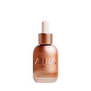 AURA BEAUTY | GOTAS ILUMINADAS PRIMER ACETINADO | Primer Facial Acetinado Iluminador 30ml